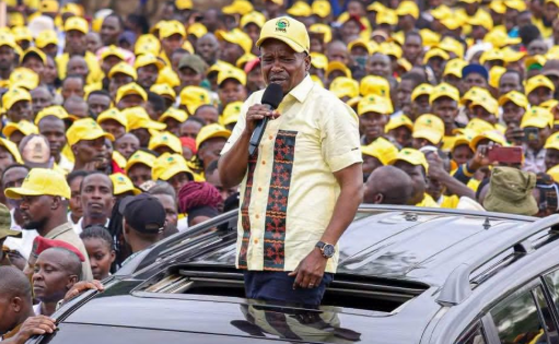 A file photo of DP Kithure Kindiki during a public engagement.